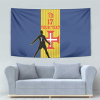 Custom Portugal Maderia Football Tapestry Sporty Style