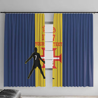 Custom Portugal Maderia Football Window Curtain Sporty Style