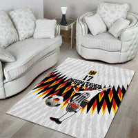 Custom Germany Football Area Rug Sporty Style