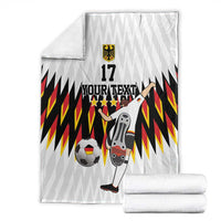 Custom Germany Football Blanket Sporty Style