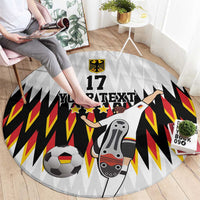 Custom Germany Football Round Carpet Sporty Style