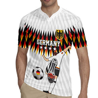 Custom Germany Football Rugby Jersey Sporty Style