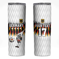 Custom Germany Football Skinny Tumbler Sporty Style