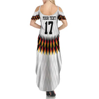 Custom Germany Football Summer Maxi Dress Sporty Style