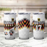 Custom Germany Football Tumbler Cup Sporty Style