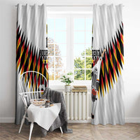 Custom Germany Football Window Curtain Sporty Style