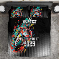 Personalized Isle of Man TT Bedding Set Motorcycle Racing