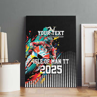 Personalized Isle of Man TT Canvas Wall Art Motorcycle Racing