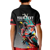 Personalized Isle of Man TT Kid Polo Shirt Motorcycle Racing