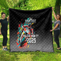 Personalized Isle of Man TT Quilt Motorcycle Racing