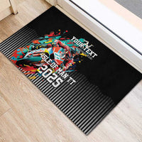 Personalized Isle of Man TT Rubber Doormat Motorcycle Racing