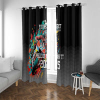 Personalized Isle of Man TT Window Curtain Motorcycle Racing