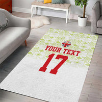 Custom Sardinia Football Area Rug Sardigna Sporty Style