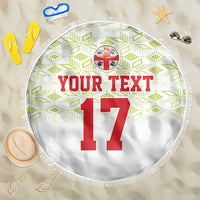 Custom Sardinia Football Beach Blanket Sardigna Sporty Style