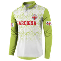 Custom Sardinia Football Button Sweatshirt Sardigna Sporty Style