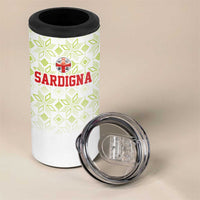 Custom Sardinia Football 4 in 1 Can Cooler Tumbler Sardigna Sporty Style