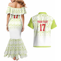 Custom Sardinia Football Couples Matching Mermaid Dress and Hawaiian Shirt Sardigna Sporty Style