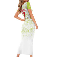 Custom Sardinia Football Family Matching Short Sleeve Bodycon Dress and Hawaiian Shirt Sardigna Sporty Style