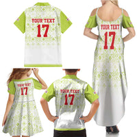 Custom Sardinia Football Family Matching Summer Maxi Dress and Hawaiian Shirt Sardigna Sporty Style