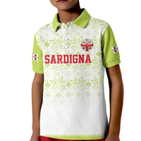 Custom Sardinia Football Kid Polo Shirt Sardigna Sporty Style