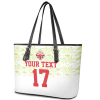 Custom Sardinia Football Leather Tote Bag Sardigna Sporty Style