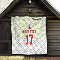 Custom Sardinia Football Quilt Sardigna Sporty Style