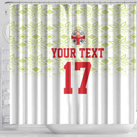 Custom Sardinia Football Shower Curtain Sardigna Sporty Style
