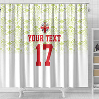 Custom Sardinia Football Shower Curtain Sardigna Sporty Style