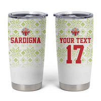 Custom Sardinia Football Tumbler Cup Sardigna Sporty Style