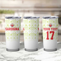 Custom Sardinia Football Tumbler Cup Sardigna Sporty Style