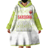 Custom Sardinia Football Wearable Blanket Hoodie Sardigna Sporty Style
