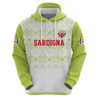 Custom Sardinia Football Zip Hoodie Sardigna Sporty Style