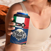 Italian Republic Football 4 in 1 Can Cooler Tumbler Gli Azzurri History Champion