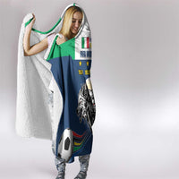 Italian Republic Football Hooded Blanket Gli Azzurri History Champion