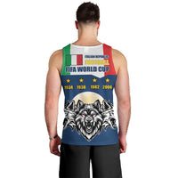 Italian Republic Football Men Tank Top Gli Azzurri History Champion