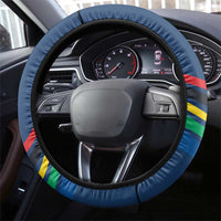 Italian Republic Football Steering Wheel Cover Gli Azzurri History Champion