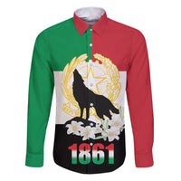 Italian Republic Anniversary of the Unification Family Matching Puletasi and Hawaiian Shirt Anniversario dellUnita d'Italia