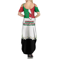 Italian Republic Anniversary of the Unification Summer Maxi Dress Anniversario dellUnita d'Italia