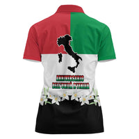 Italian Republic Anniversary of the Unification Women Polo Shirt Anniversario dellUnita d'Italia