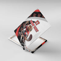 Custom Canada Ice Hockey Go Champions Canvas Wall Art Team Canada Beaver Mascot Style