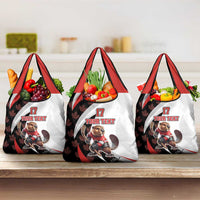 Custom Canada Ice Hockey Go Champions Grocery Bag Team Canada Beaver Mascot Style