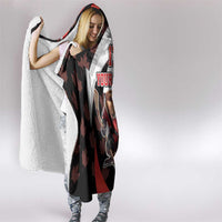 Custom Canada Ice Hockey Go Champions Hooded Blanket Team Canada Beaver Mascot Style