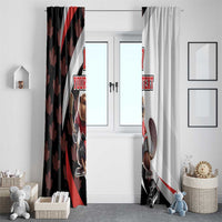 Custom Canada Ice Hockey Go Champions Window Curtain Team Canada Beaver Mascot Style