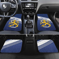 Personalized Finland One Nation One Culture Car Mats A Crowned Lion with Flag