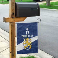 Custom Finland Football We are Champions Garden Flag Huuhkajat with Finnish Folk Paterns