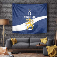 Custom Finland Football We are Champions Tapestry Huuhkajat with Finnish Folk Paterns