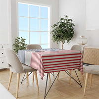 Custom France Football Tablecloth White Gallic Rooster Mascot