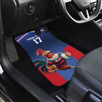 France Rugby Custom Car Mats Come on Les Bleus Blue Style