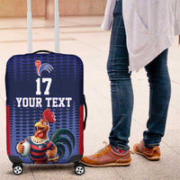 France Rugby Custom Luggage Cover Come on Les Bleus Blue Style