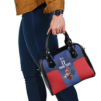 France Rugby Custom Shoulder Handbag Come on Les Bleus Blue Style